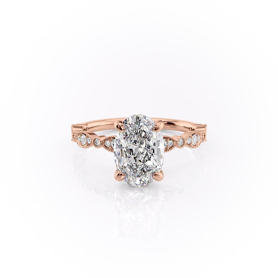 The Grace — Oval Lab Diamond Vintage Engagement Ring IV