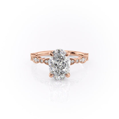 The Grace — Oval Lab Diamond Vintage Engagement Ring IV