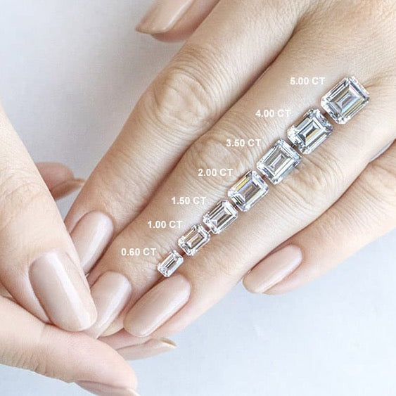 The Aurora — Emerald Lab Diamond Halo Engagement Ring II