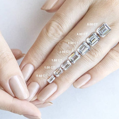 The Aurora — Emerald Lab Diamond Halo Engagement Ring II