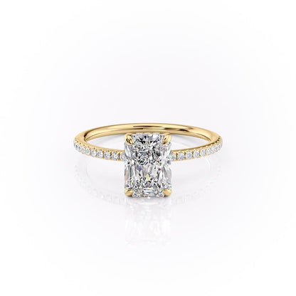 The Isla — Radiant Lab Diamond Secret Halo Engagement Ring IV