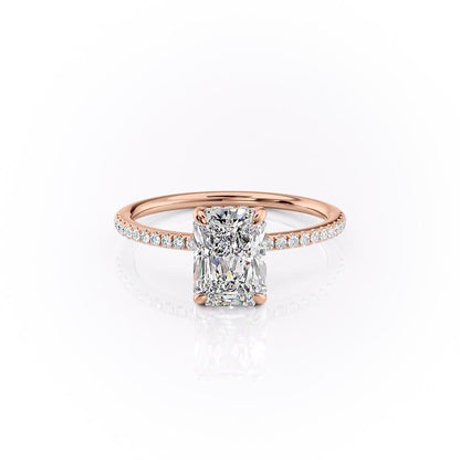 The Isla — Radiant Lab Diamond Secret Halo Engagement Ring IV