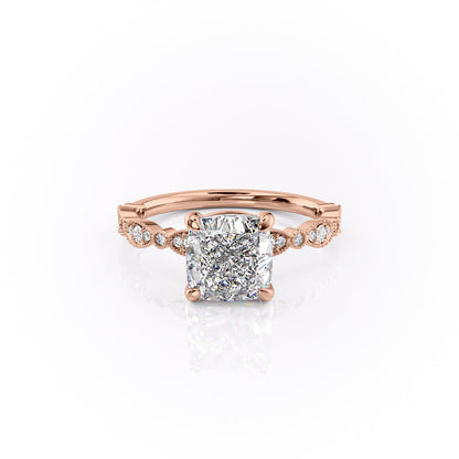 The Grace — Cushion Lab Diamond Vintage Engagement Ring III