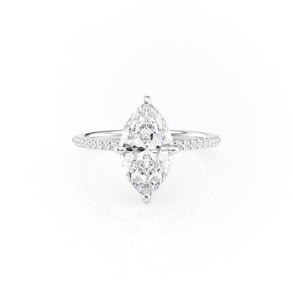 The Aria — Lab Diamond Secret Halo Engagement Ring