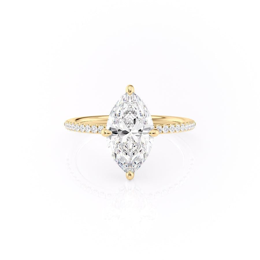 The Aria — Lab Diamond Secret Halo Engagement Ring