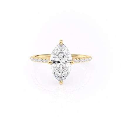 The Aria — Lab Diamond Secret Halo Engagement Ring
