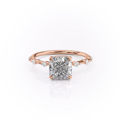 The Grace — Cushion Lab Diamond Vintage Engagement Ring II