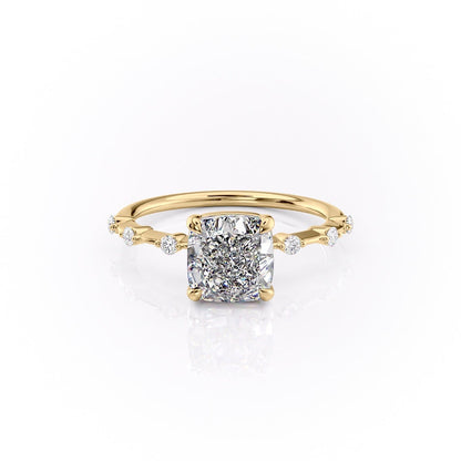 The Grace — Cushion Lab Diamond Vintage Engagement Ring II