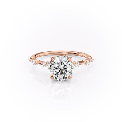 The Grace — Round Lab Diamond Vintage Engagement Ring II