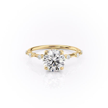 The Grace — Round Lab Diamond Vintage Engagement Ring II