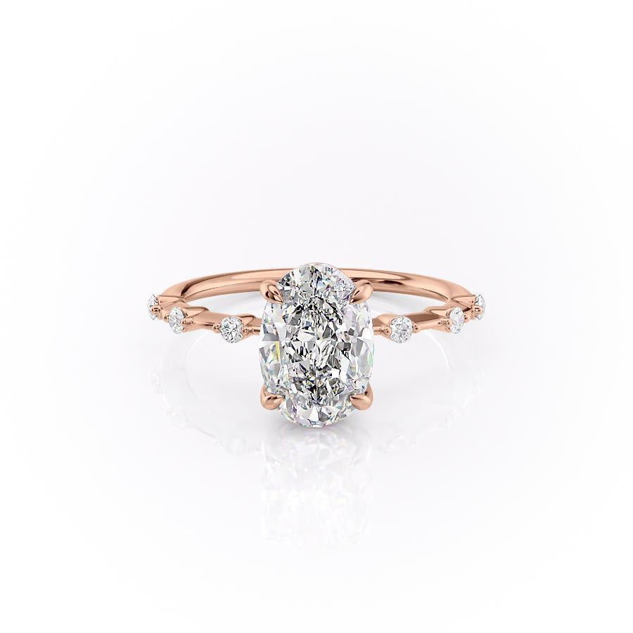 The Grace — Oval Lab Diamond Vintage Engagement Ring II