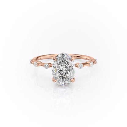 The Grace — Oval Lab Diamond Vintage Engagement Ring II