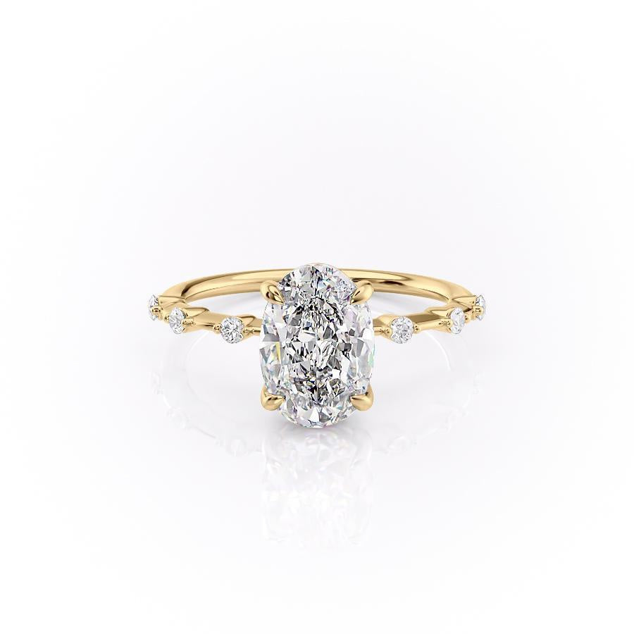 The Grace — Oval Lab Diamond Vintage Engagement Ring II