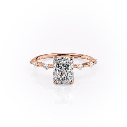 The Grace — Radiant Lab Diamond Vintage Engagement Ring II