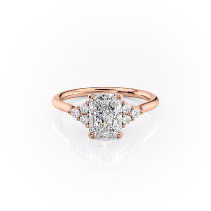 The Isla — Radiant Lab Diamond Side-Stone Engagement Ring IV