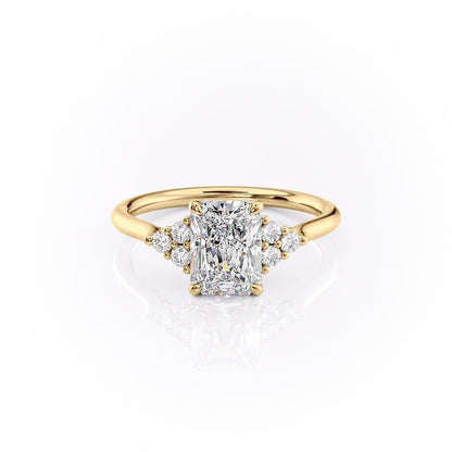 The Isla — Radiant Lab Diamond Side-Stone Engagement Ring IV