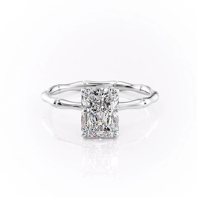 The Isla — Radiant Lab Diamond Secret Halo Engagement Ring III
