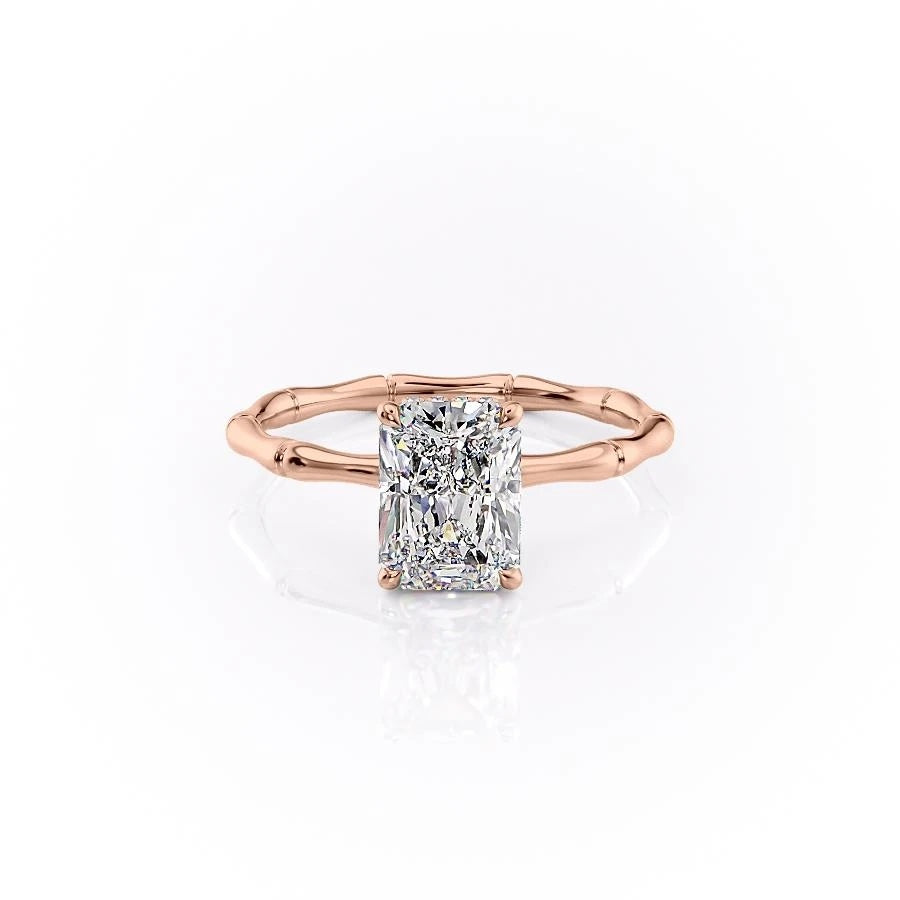 The Isla — Radiant Lab Diamond Secret Halo Engagement Ring III