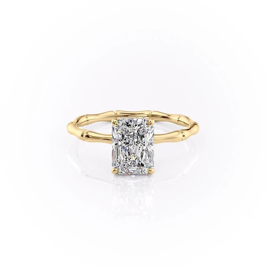 The Isla — Radiant Lab Diamond Secret Halo Engagement Ring III