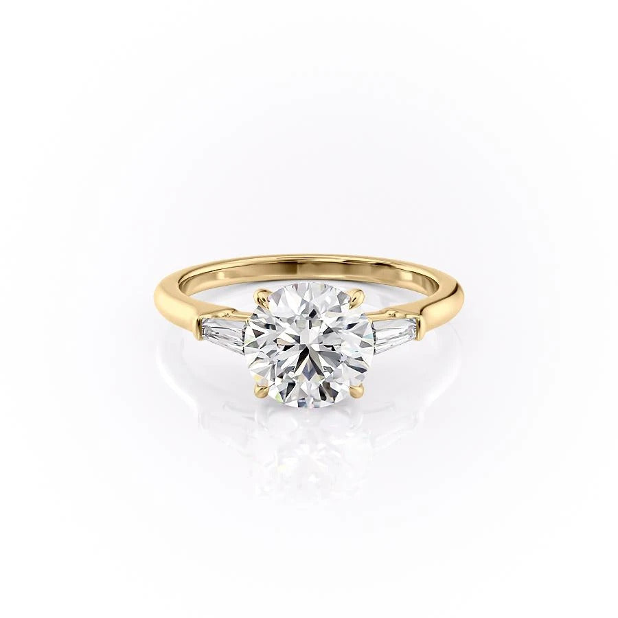 The Clara — Round Lab Diamond Solitaire Engagement Ring III