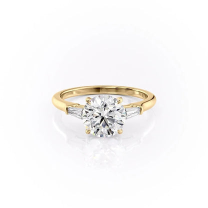 The Clara — Round Lab Diamond Solitaire Engagement Ring III