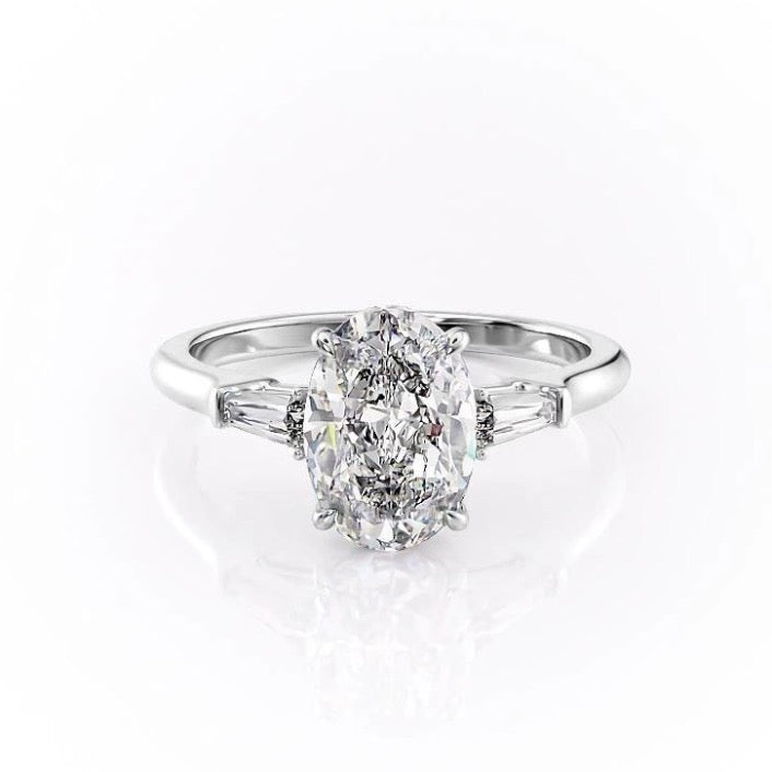 The Nora — Oval Lab Diamond Solitaire Engagement Ring III