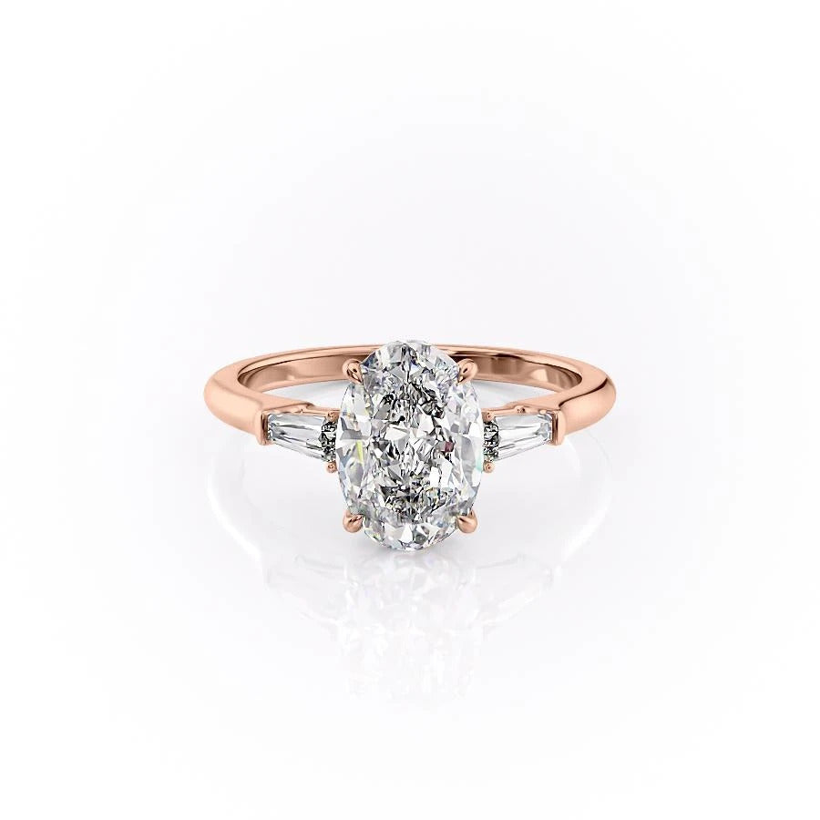 The Nora — Oval Lab Diamond Solitaire Engagement Ring III
