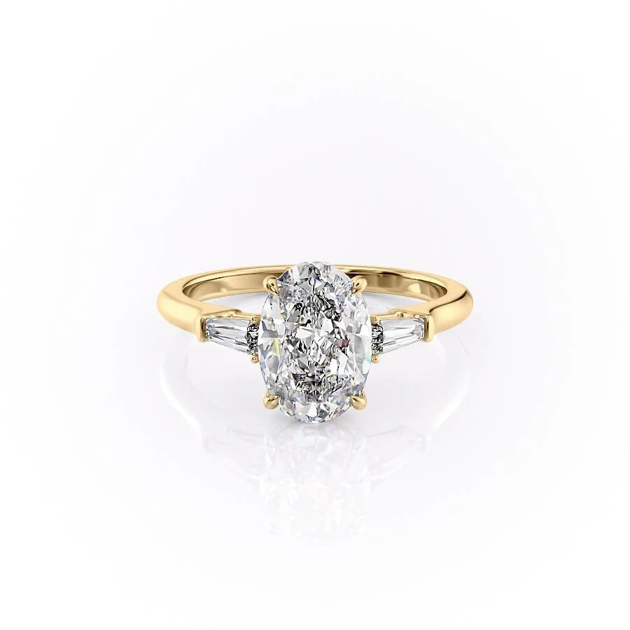 The Nora — Oval Lab Diamond Solitaire Engagement Ring III