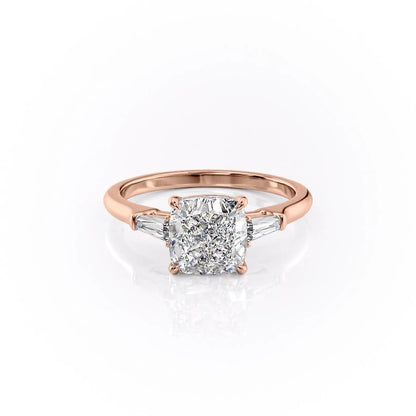 The Aurora — Cushion Lab Diamond Solitaire Engagement Ring III