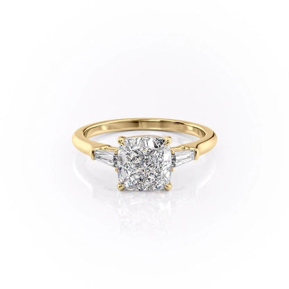 The Aurora — Cushion Lab Diamond Solitaire Engagement Ring III