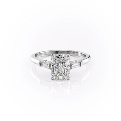 The Isla — Radiant Lab Diamond Solitaire Engagement Ring III