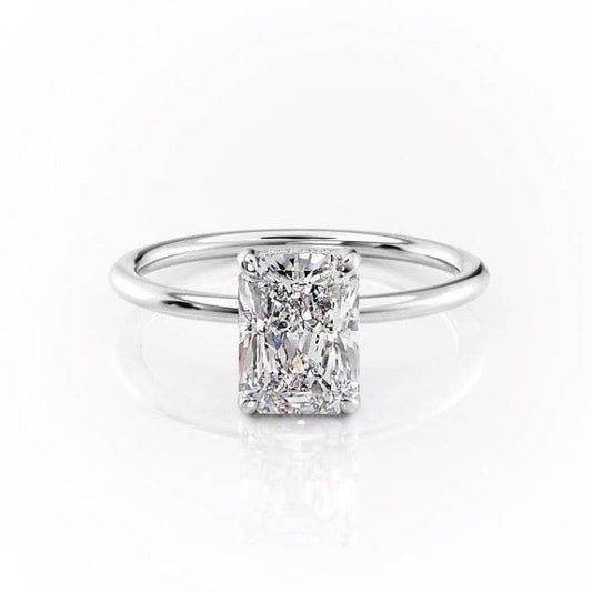 The Isla — Radiant Lab Diamond Secret Halo Engagement Ring II