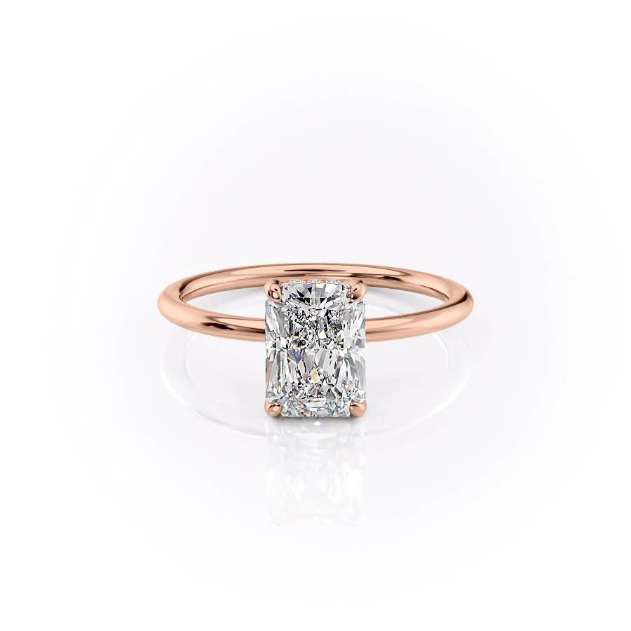 The Isla — Radiant Lab Diamond Secret Halo Engagement Ring II