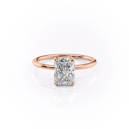 The Isla — Radiant Lab Diamond Secret Halo Engagement Ring II