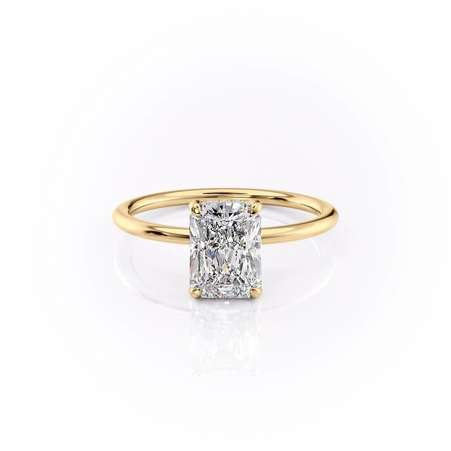 The Isla — Radiant Lab Diamond Secret Halo Engagement Ring II