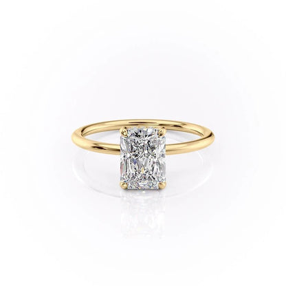 The Isla — Radiant Lab Diamond Secret Halo Engagement Ring II