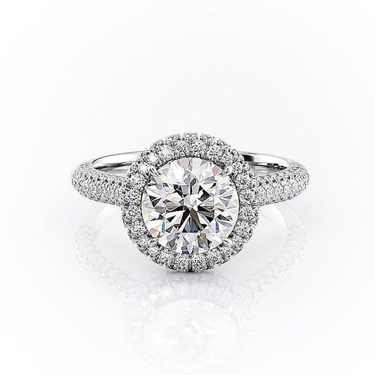 The Clara — Round Lab Diamond Solitaire Engagement Ring II