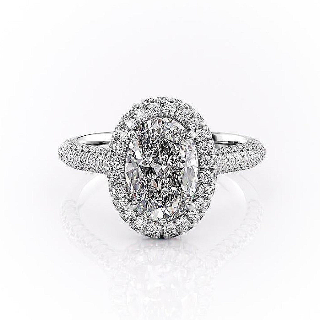 The Nora — Oval Lab Diamond Solitaire Engagement Ring II