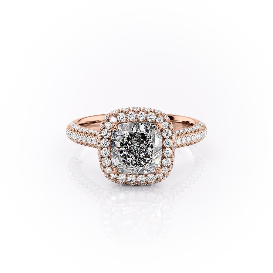 The Aurora — Cushion Lab Diamond Solitaire Engagement Ring II