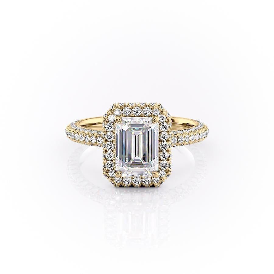 The Isla — Emerald Lab Diamond Solitaire Engagement Ring II