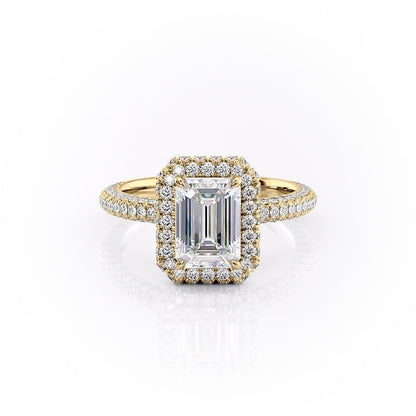 The Isla — Emerald Lab Diamond Solitaire Engagement Ring II