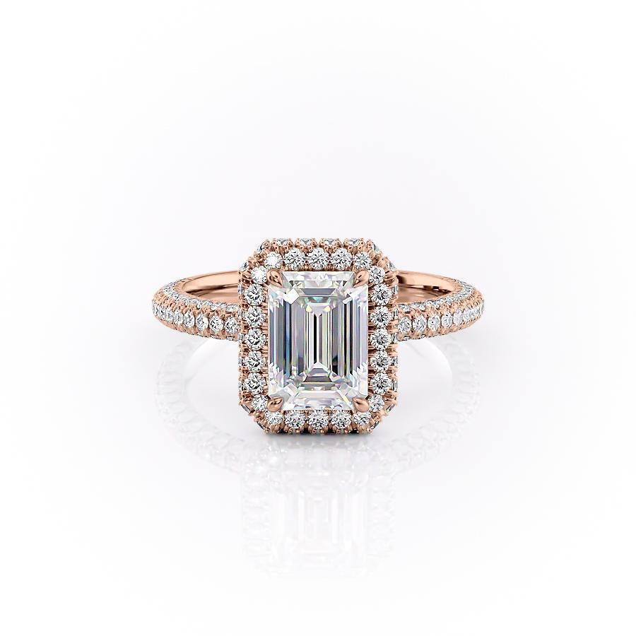 The Isla — Emerald Lab Diamond Solitaire Engagement Ring II