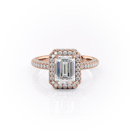 The Isla — Emerald Lab Diamond Solitaire Engagement Ring II