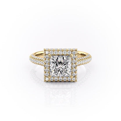 The Clara — Princess Lab Diamond Solitaire Engagement Ring III