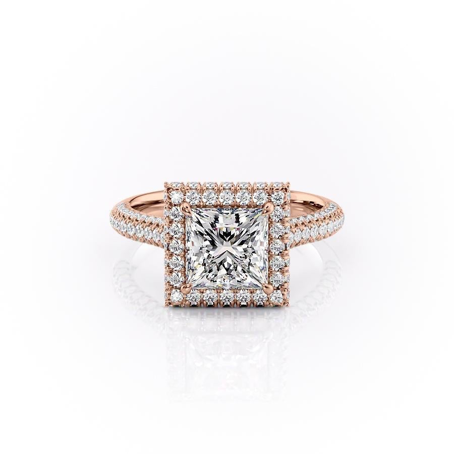 The Clara — Princess Lab Diamond Solitaire Engagement Ring III