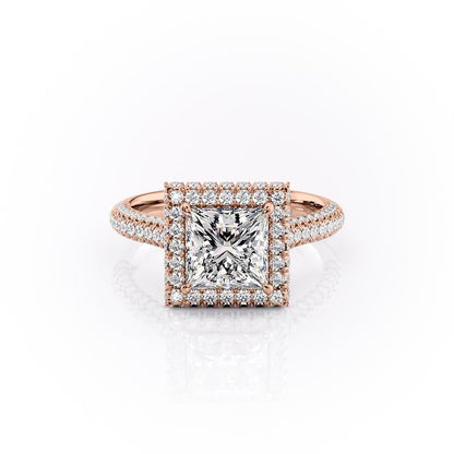 The Clara — Princess Lab Diamond Solitaire Engagement Ring III