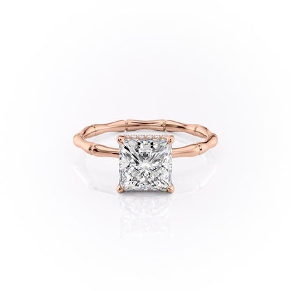 The Clara — Princess Lab Diamond Secret Halo Engagement Ring II