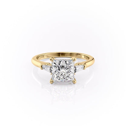 The Clara — Princess Lab Diamond Solitaire Engagement Ring II