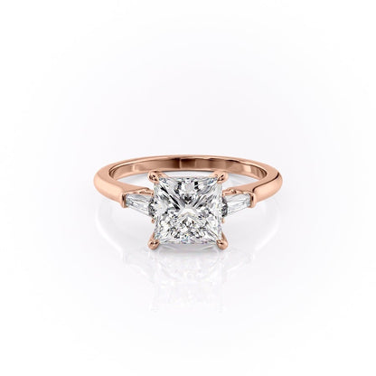 The Clara — Princess Lab Diamond Solitaire Engagement Ring II