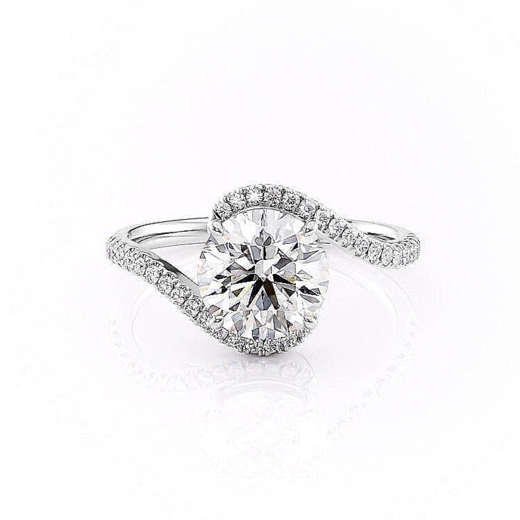 The Clara — Round Lab Diamond Solitaire Engagement Ring